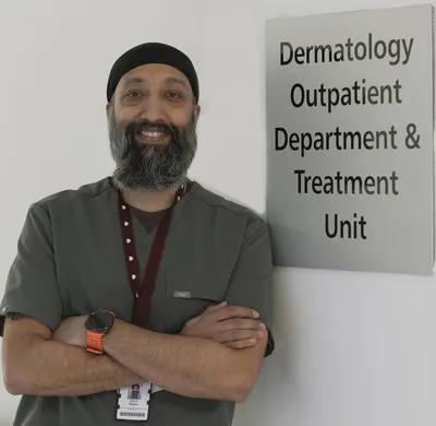 Portrait of Dr Dalvir Singh Bajwa